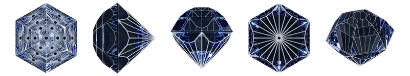Wireframe for Step Frosted Hex Kozibe